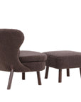 Vind Ryxö Single Sofa - Brown / Dark Brown Teddy - vivahabitat.com