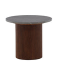 Vind Härön Side Table - Dark Brown / Dark Grey Marblelook
