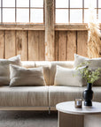 Vind Öckerö Sofa - White / Beige Linen - vivahabitat.com