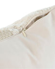 Buckle Cushion Teddy White - vivahabitat.com