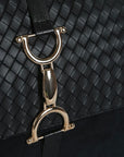 Buckle Cushion Velvet Black - vivahabitat.com