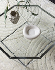 Österlen Sofa Table - Silver Chrome / Clear glass - vivahabitat.com
