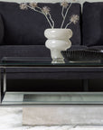 Maglehem Coffee Table - Silver Chrome / Clear glass - vivahabitat.com