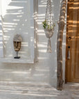 The Cowrie Mask on Stand - Large - vivahabitat.com