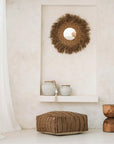 The Oh My Gee Pouf - Beige Black - vivahabitat.com