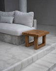 The Reclaimed Teak Side Table - Natural - vivahabitat.com