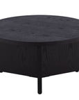 Vind Saltö Large Sofa Table - Black / Wood - vivahabitat.com