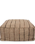 Der Oh My Gee Pouf – Beige Schwarz