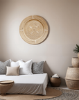 Natural Boho Chic & Japandi Large Wall Plate