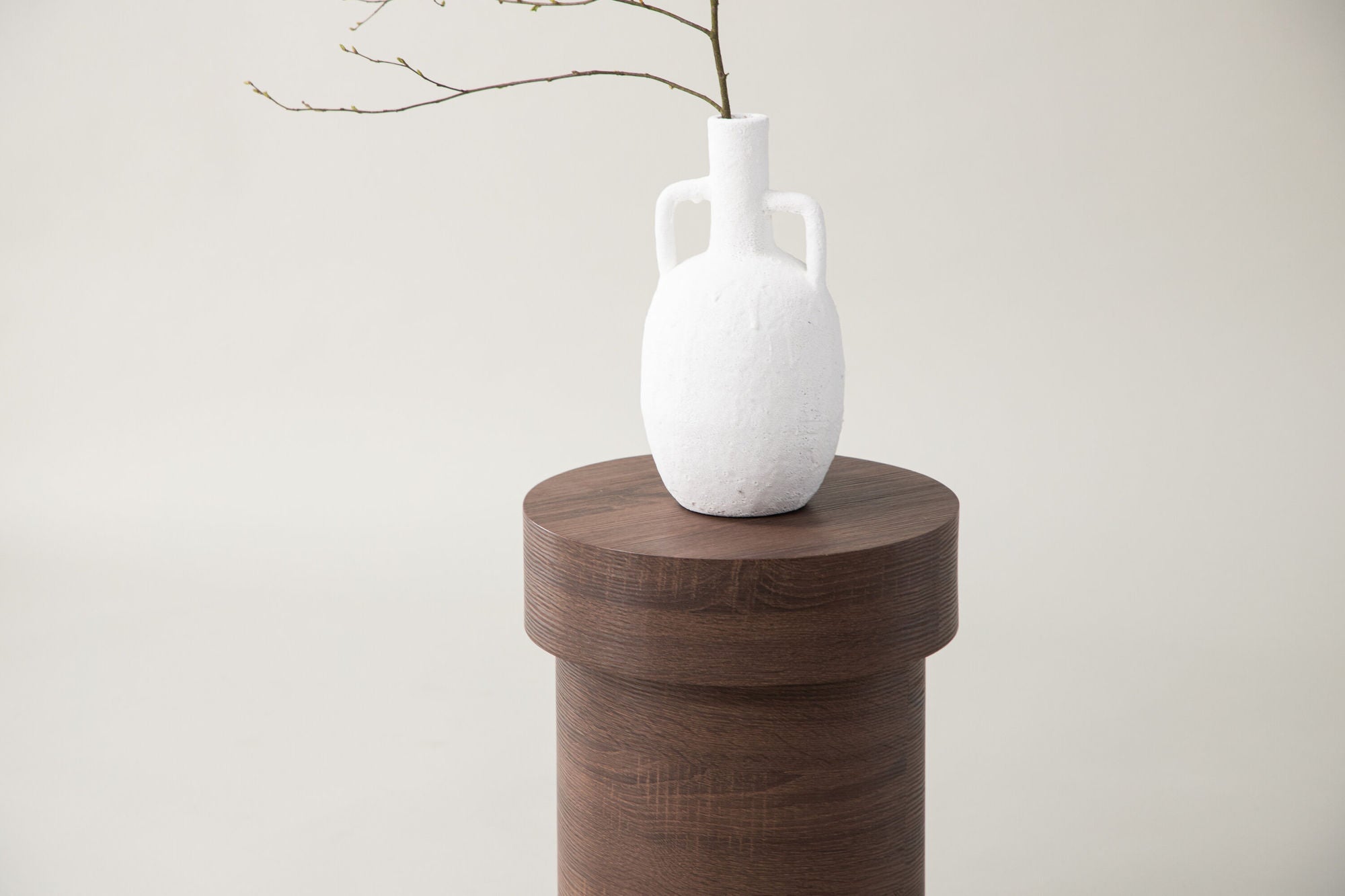Vind Malung - High Side Table - Brown / Brown MDF - vivahabitat.com
