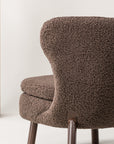 Vind Ryxö Single Sofa - Brown / Dark Brown Teddy - vivahabitat.com