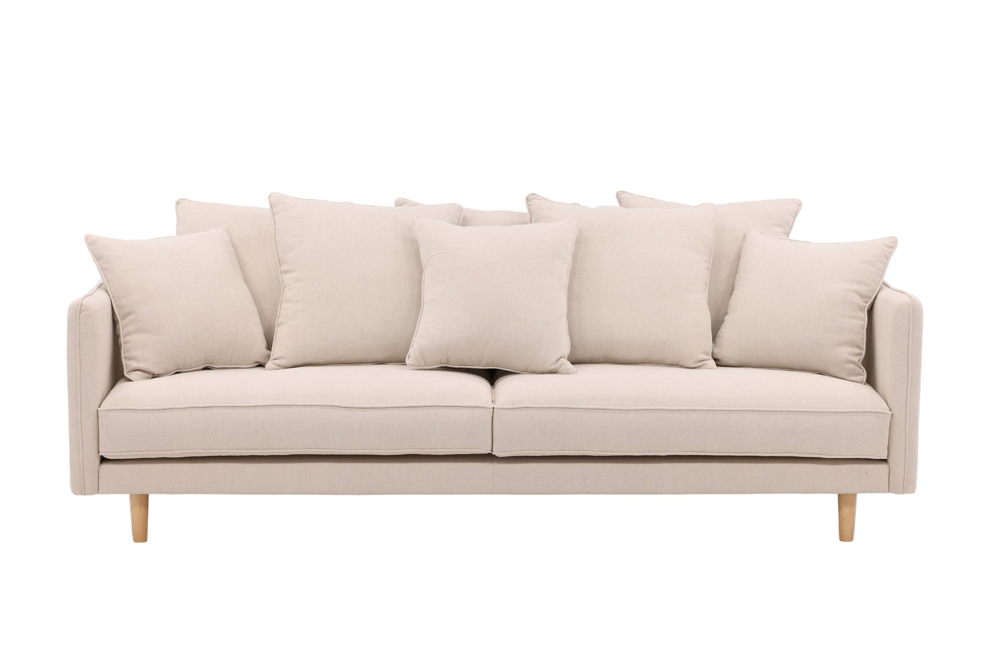 Vind Segelskären Sofa - Whitewash / Beige Linen - vivahabitat.com