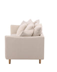 Vind Segelskären Sofa - Whitewash / Beige Linen - vivahabitat.com