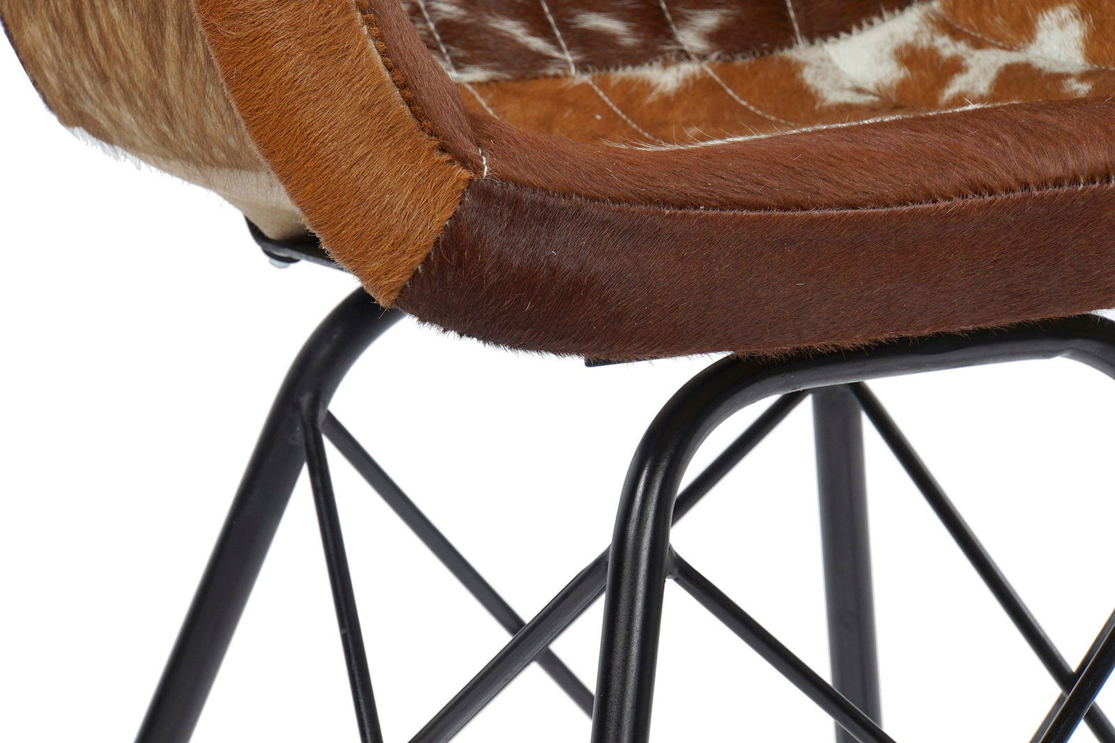 Arm Chair Cow Hide - vivahabitat.com