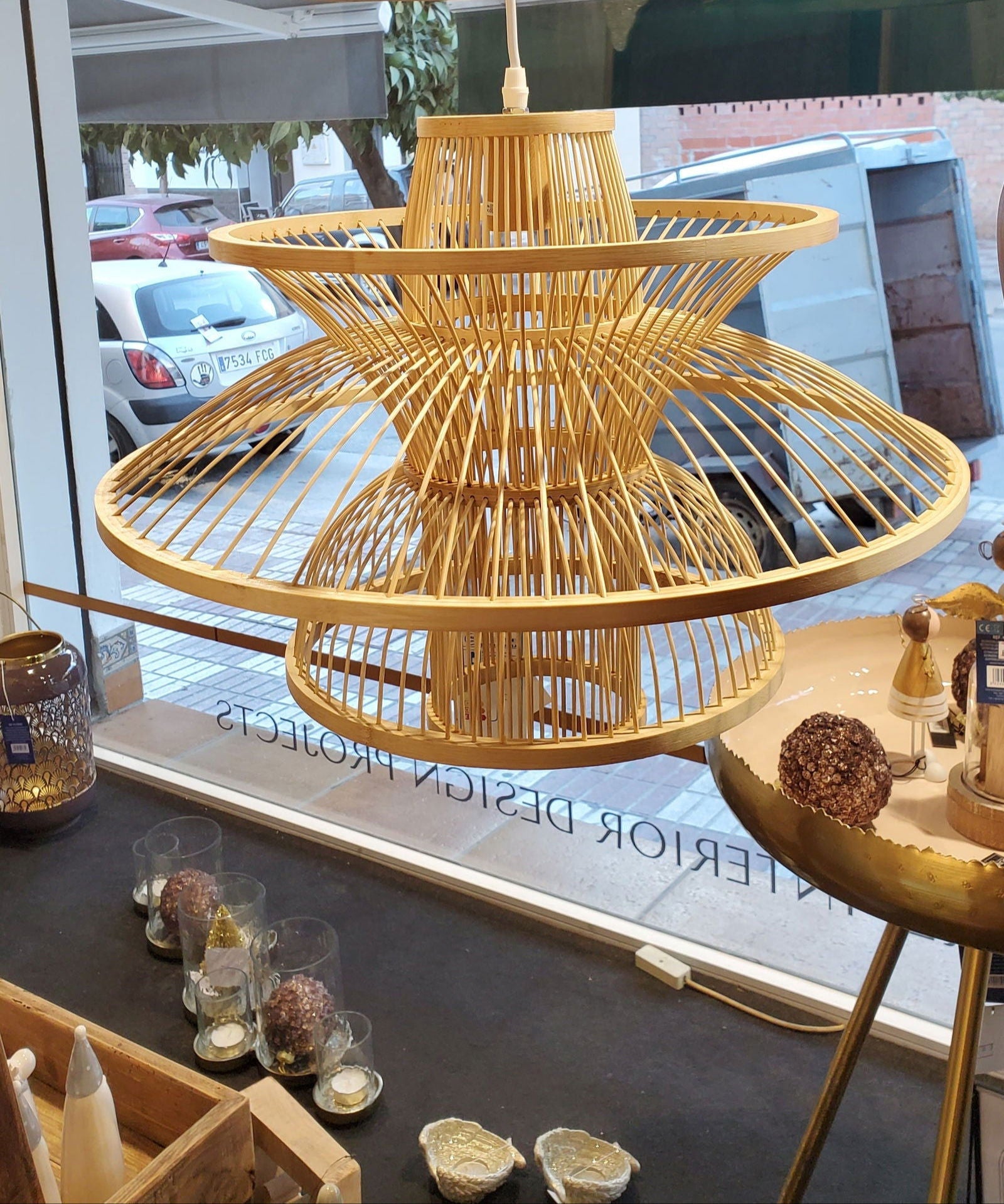 Bamboo Cealing Lamp - vivahabitat.com