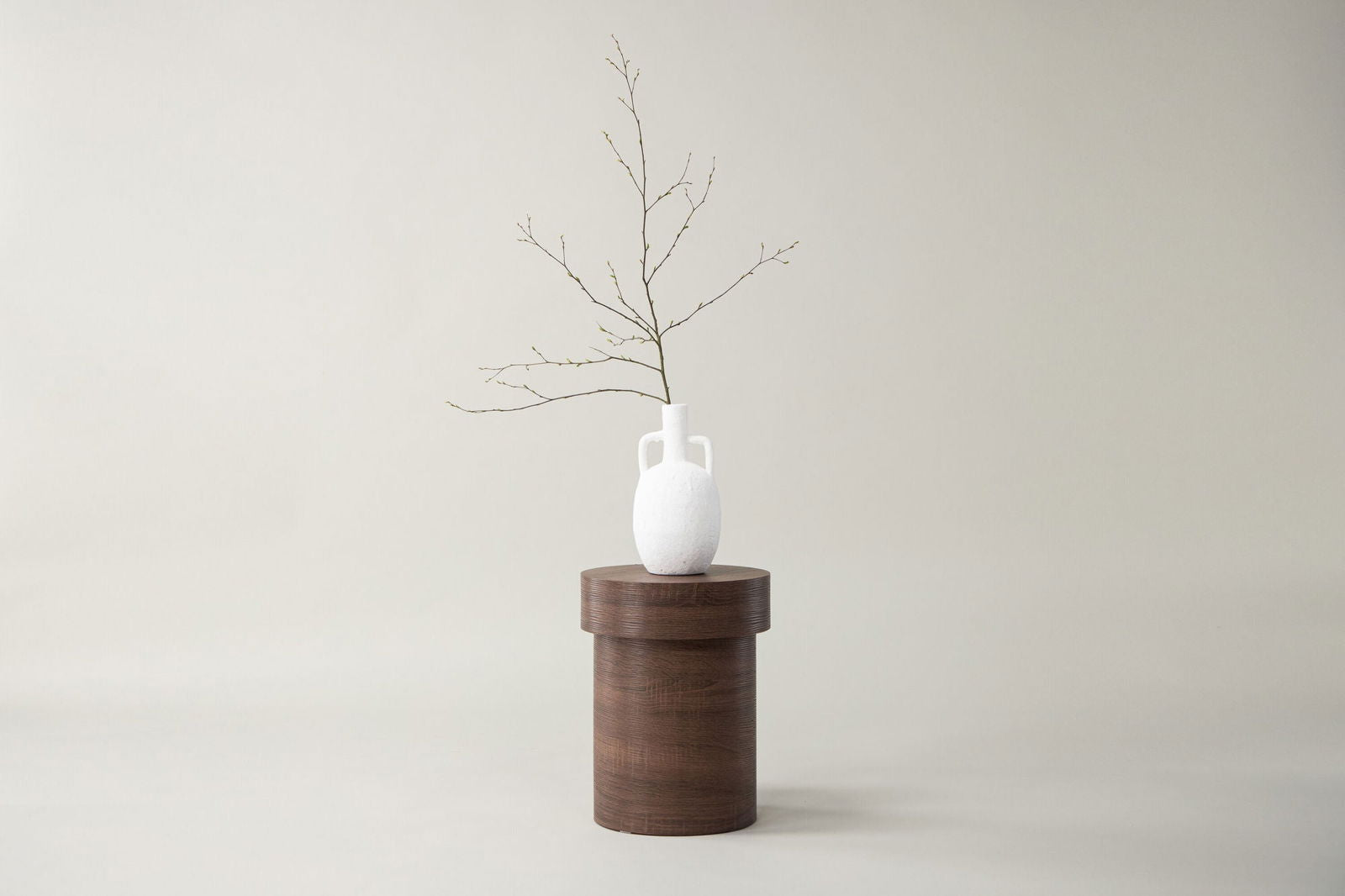 Vind Malung - High Side Table - Brown / Brown MDF - vivahabitat.com