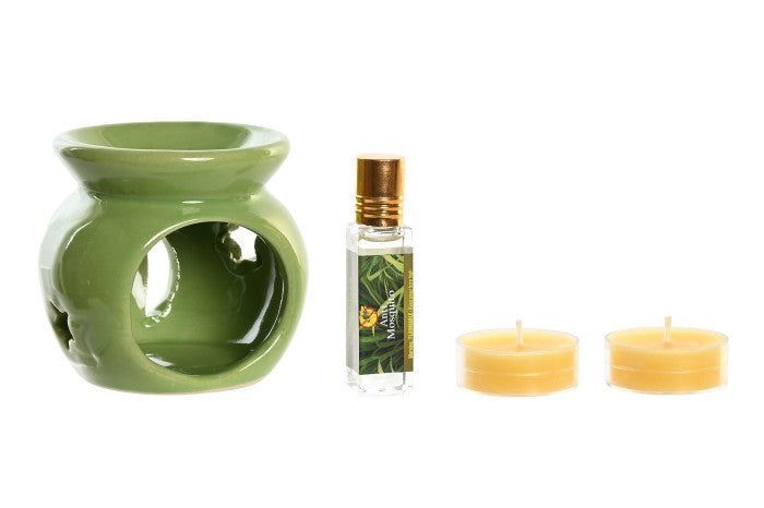 Burner Set for Fragrance & 2 Candles - vivahabitat.com