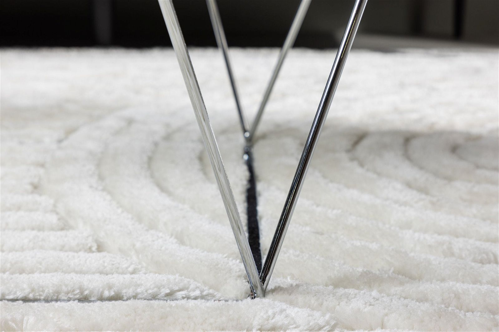 Österlen Sofa Table  - Silver Chrome / Clear glass - vivahabitat.com