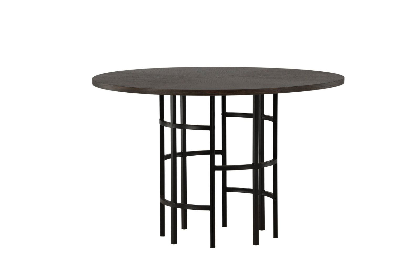 Copenhagen Dining Table - Black / Mocca Veneer - vivahabitat.com