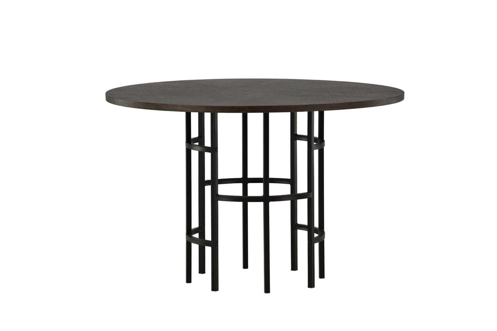 Copenhagen Dining Table - Black / Mocca Veneer - vivahabitat.com