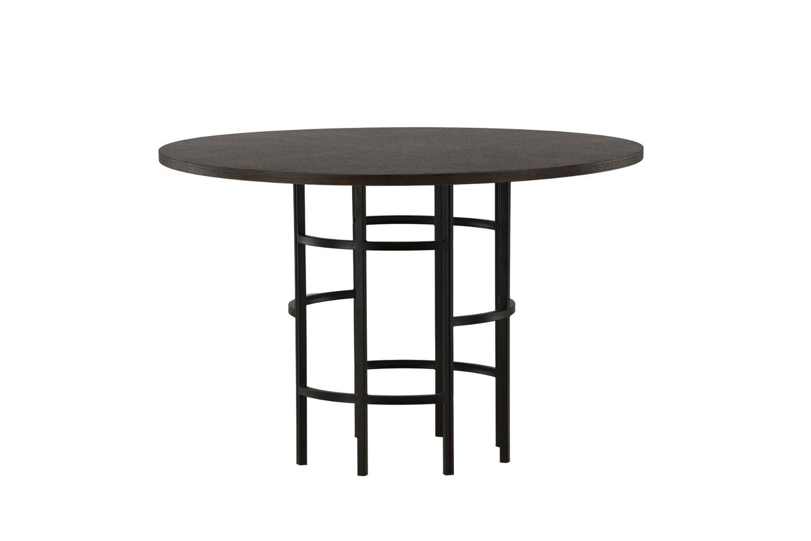 Copenhagen Dining Table - Black / Mocca Veneer - vivahabitat.com
