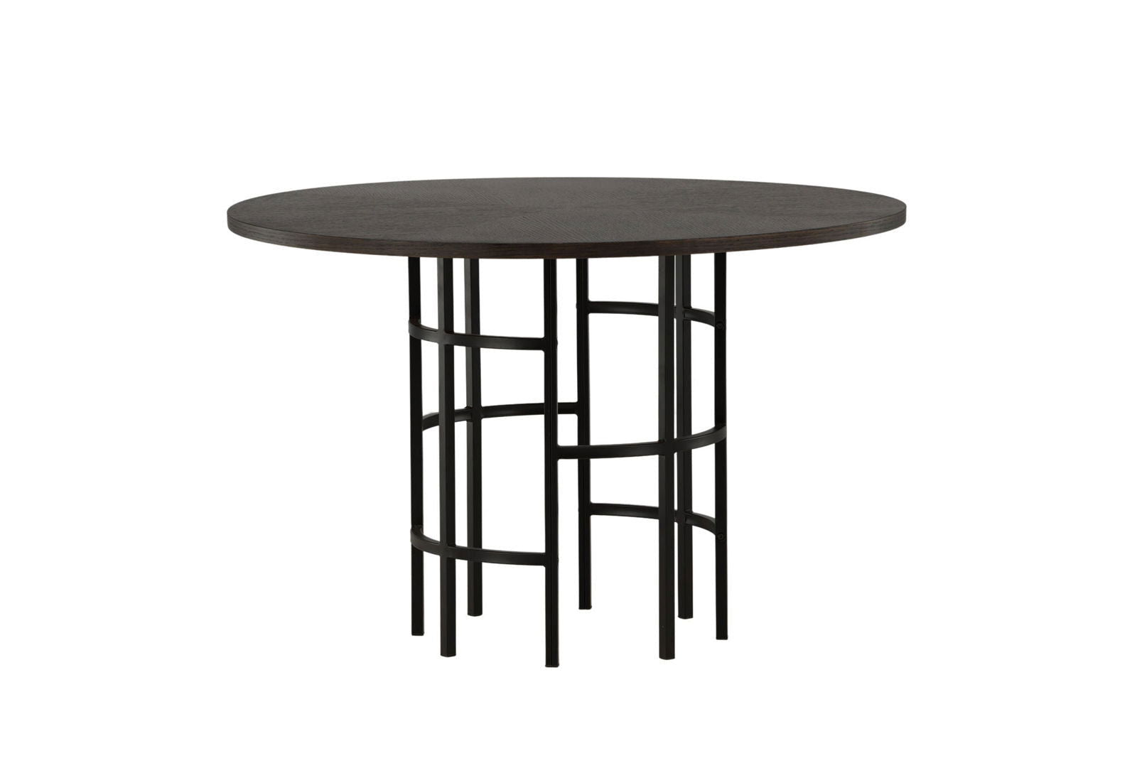 Copenhagen Dining Table - Black / Mocca Veneer - vivahabitat.com