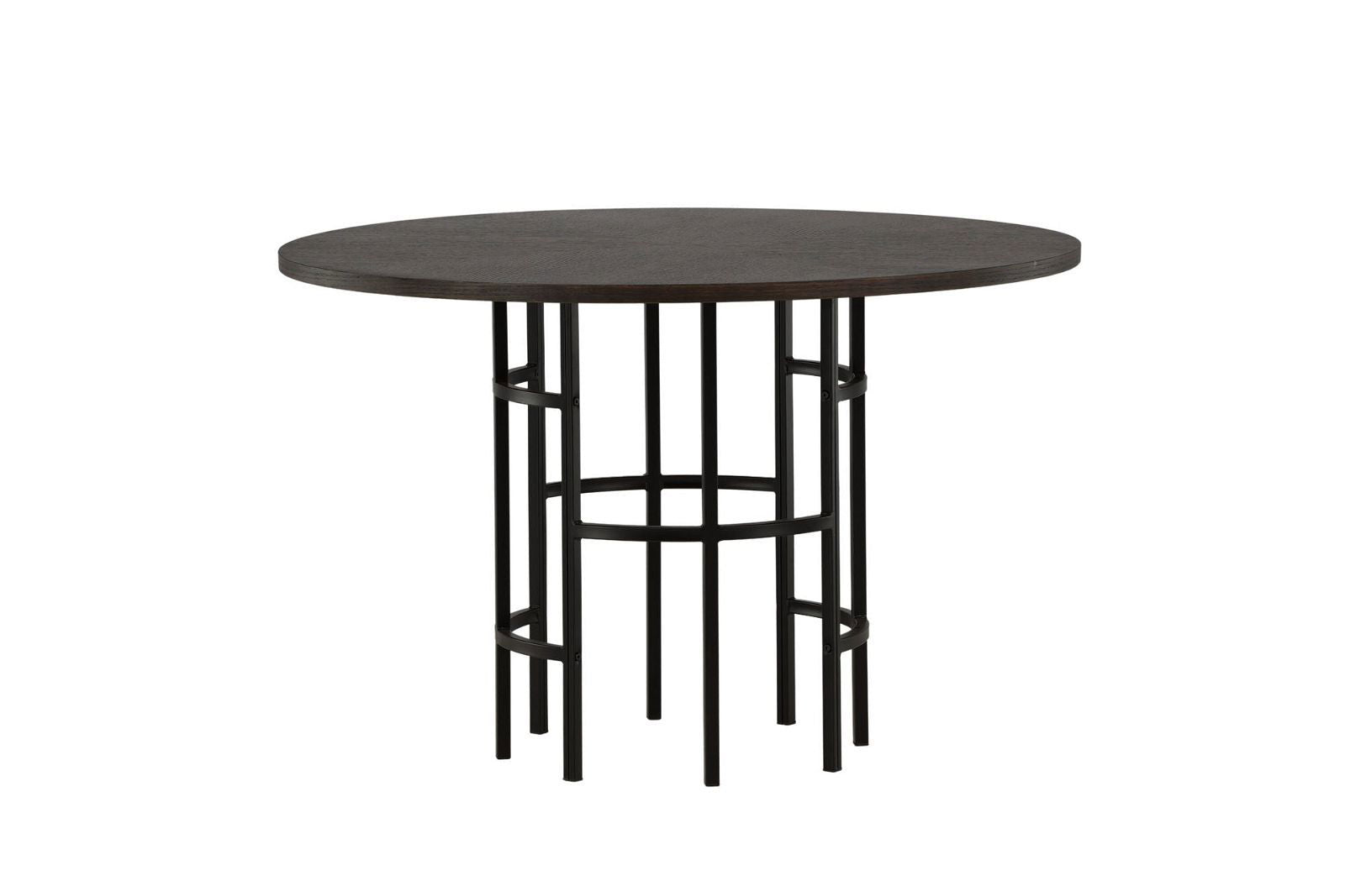 Copenhagen Dining Table - Black / Mocca Veneer - vivahabitat.com