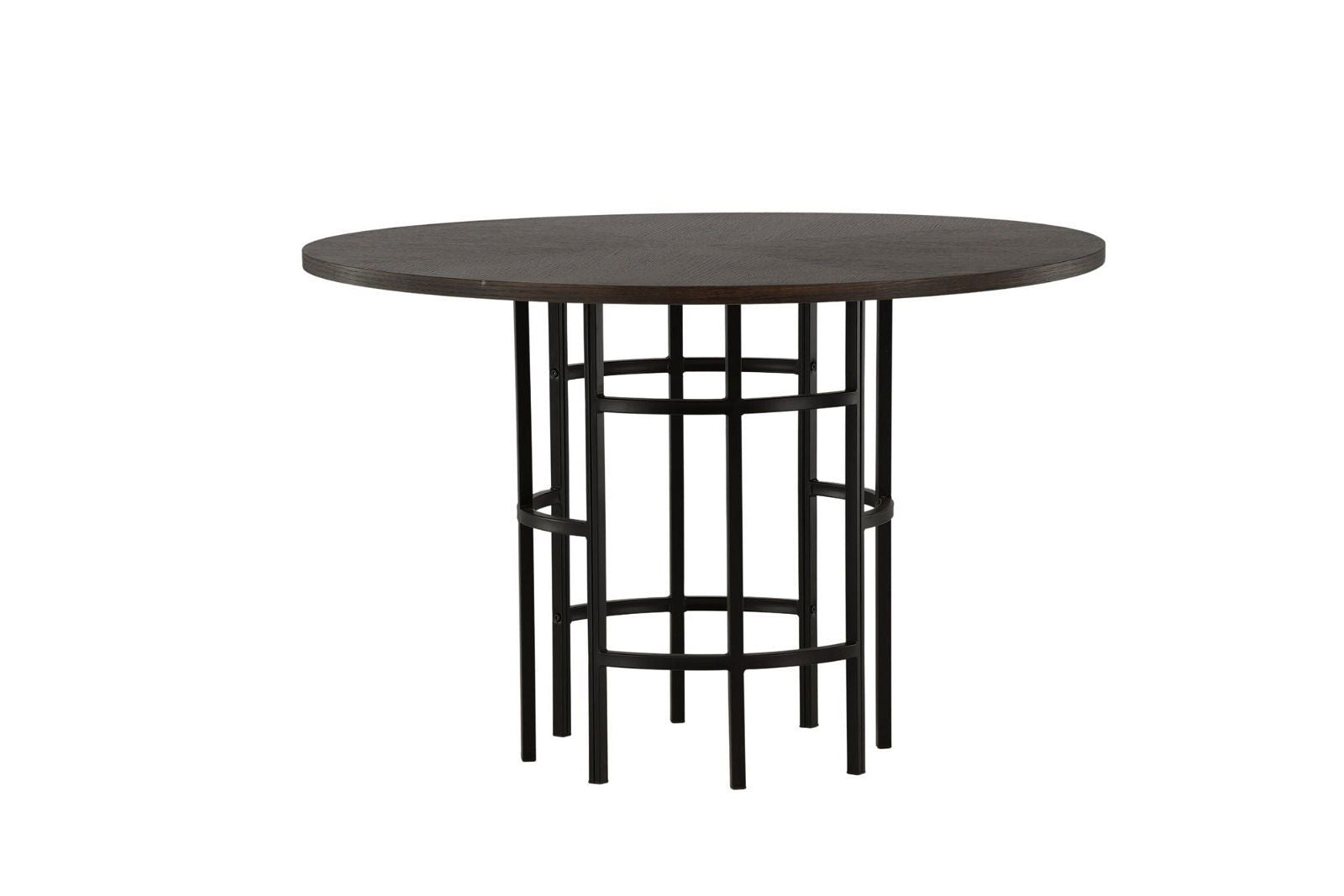Copenhagen Dining Table - Black / Mocca Veneer - vivahabitat.com
