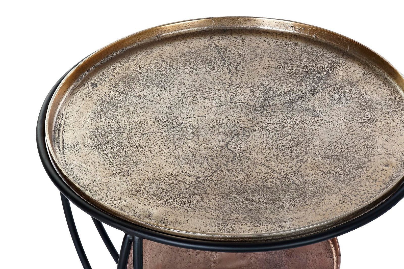 DKD Home Decor Round Coffee Table with wow factor! - vivahabitat.com