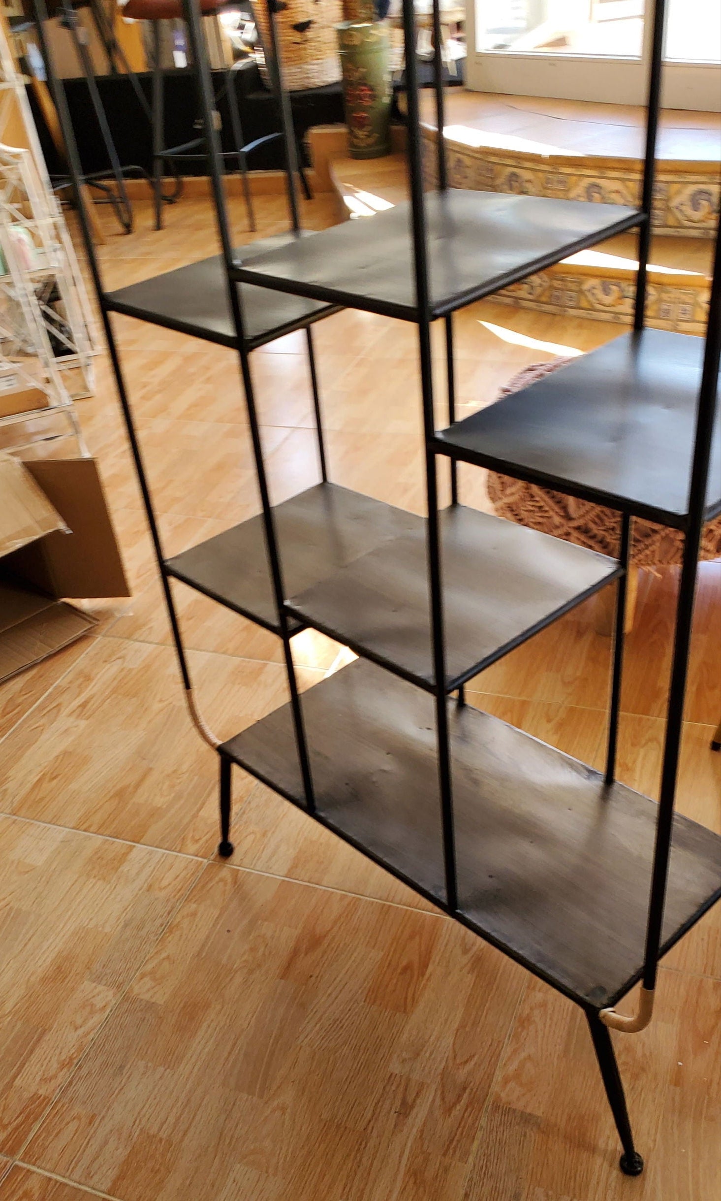 Decorative metal shelving unit - vivahabitat.com