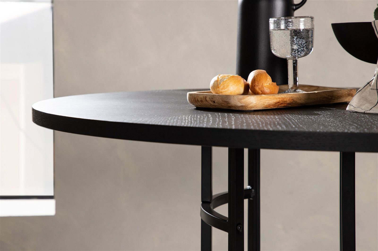 Dining Table - Black / Black Veneer - vivahabitat.com