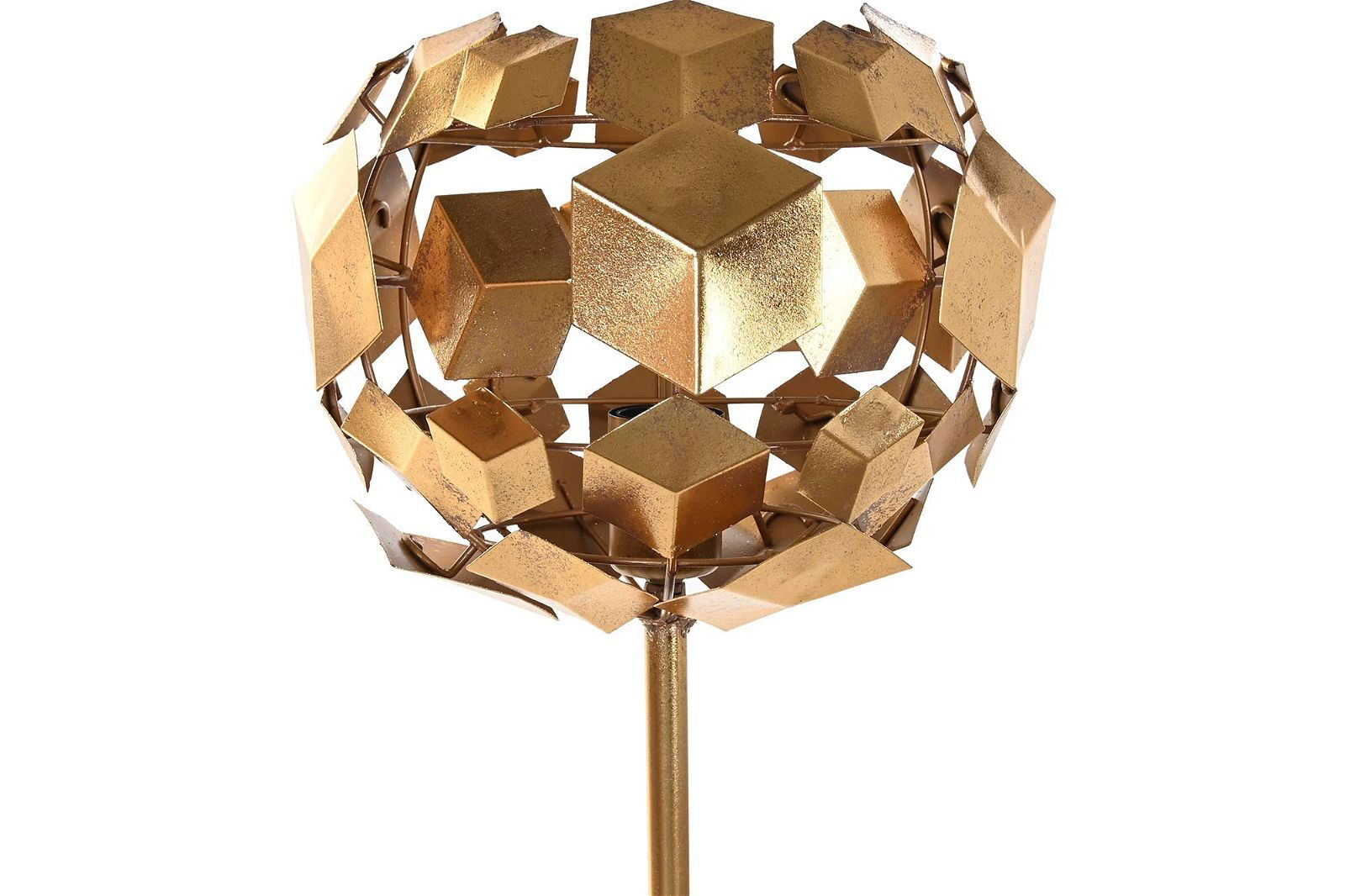 Geometric floor lamp in gold - vivahabitat.com