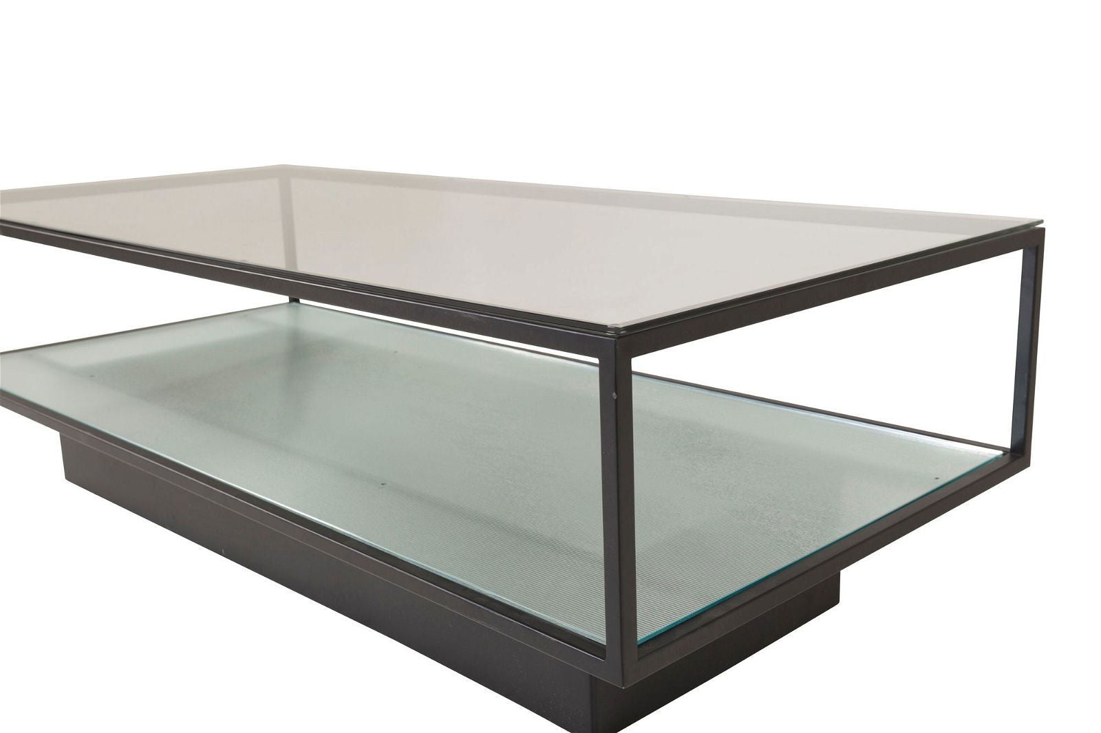 Maglehem - Sofa Table - Glass / Black - vivahabitat.com