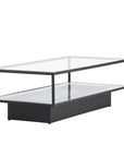 Maglehem - Sofa Table - Glass / Black - vivahabitat.com