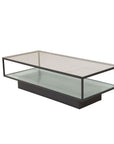 Maglehem - Sofa Table - Glass / Black - vivahabitat.com