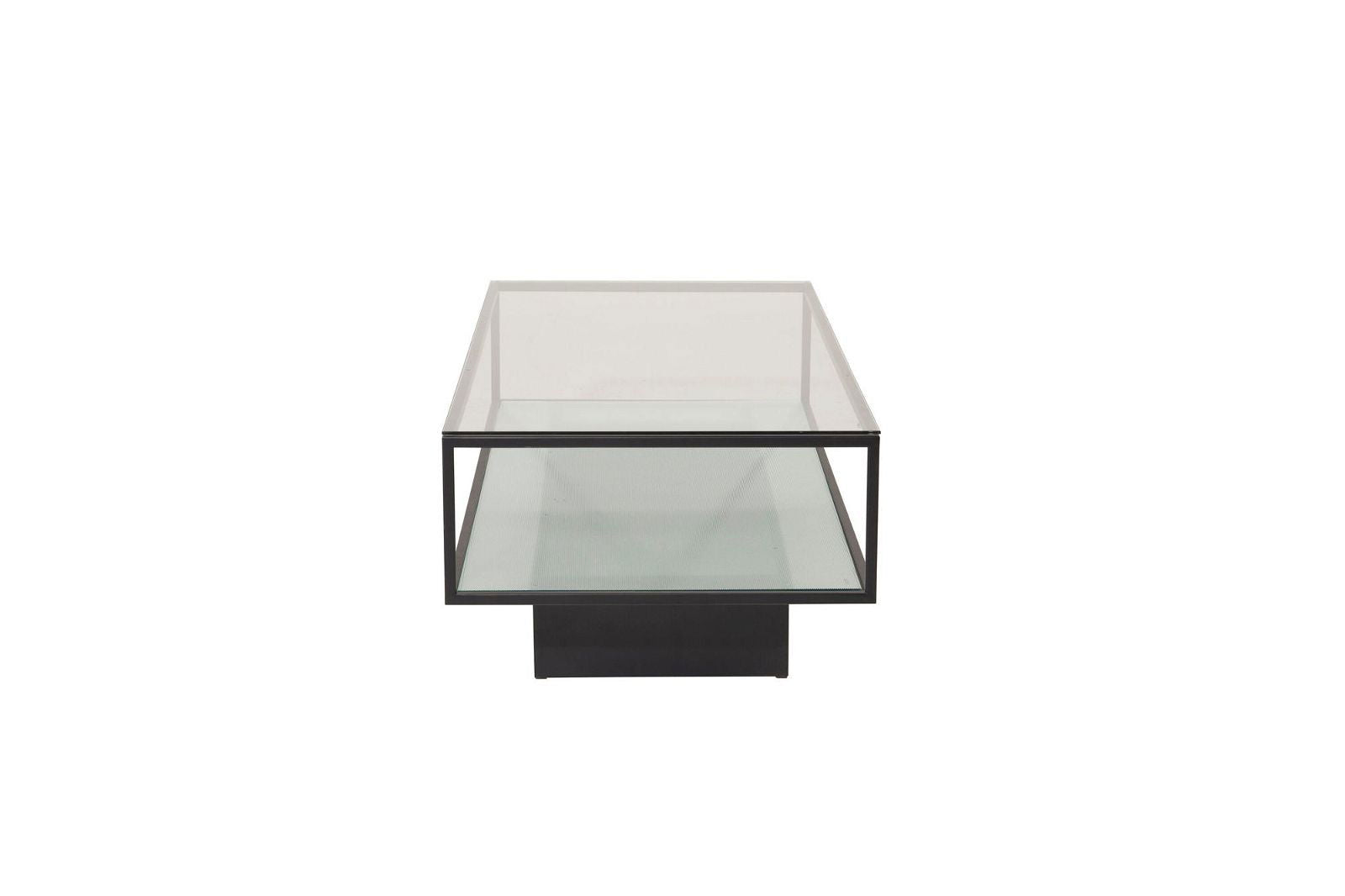 Maglehem - Sofa Table - Glass / Black - vivahabitat.com