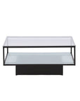Maglehem Sofa Table - Black / Clear glass - vivahabitat.com
