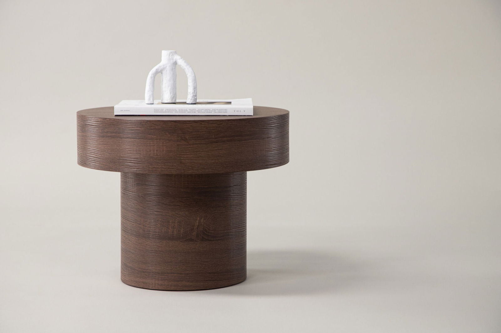 Vind Malung - Low Side Table - Brown / Brown MDF - vivahabitat.com