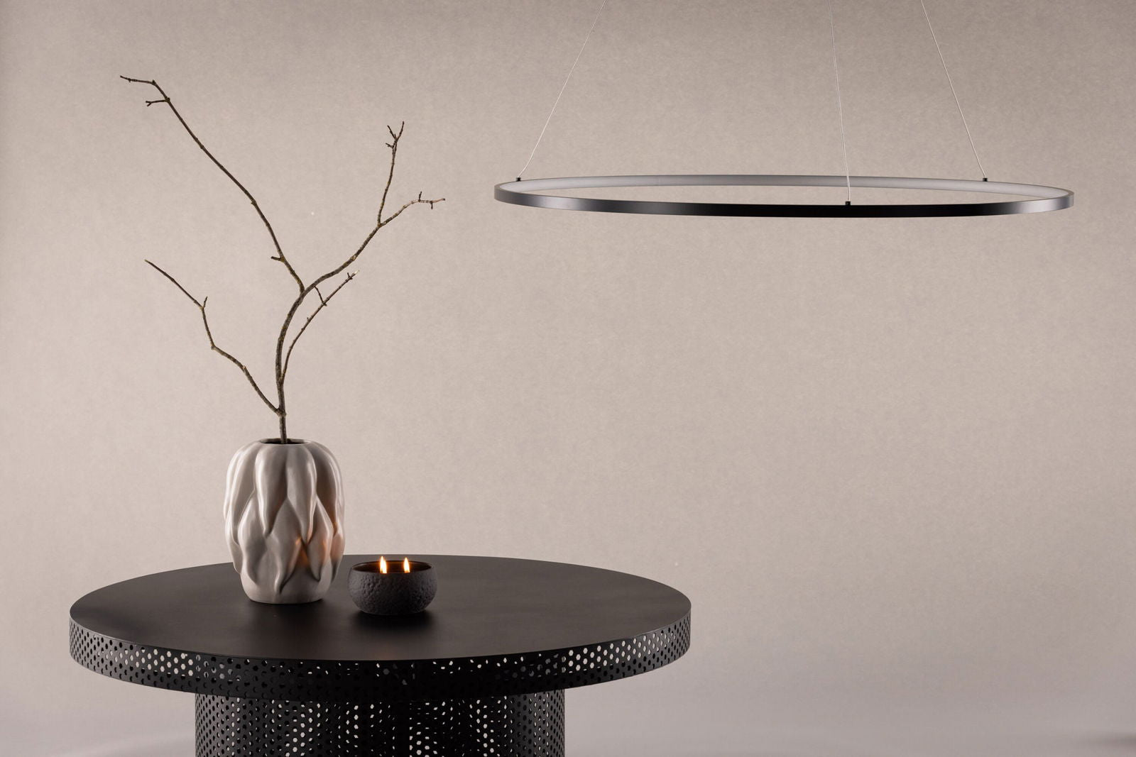 Vind Rödäng x Josefin Lustig - Pendant Lamp  - Black / Matte Black - vivahabitat.com