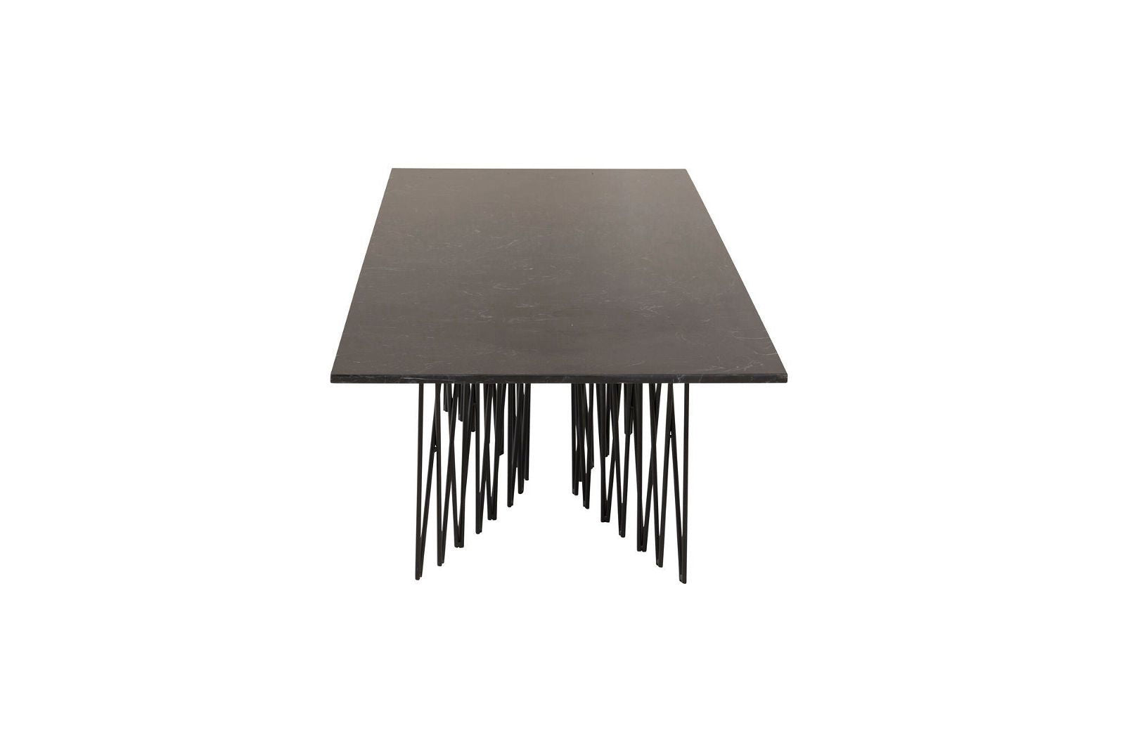 Stone - Sofa Table - Artifical Stone / Black - vivahabitat.com