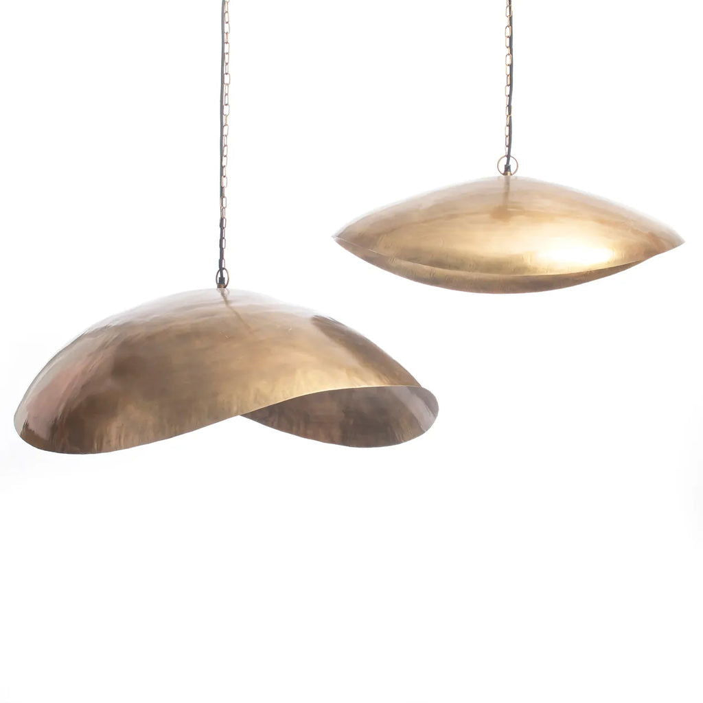 The Fortune Cookie Hanging Lamp - Brass - XL - vivahabitat.com