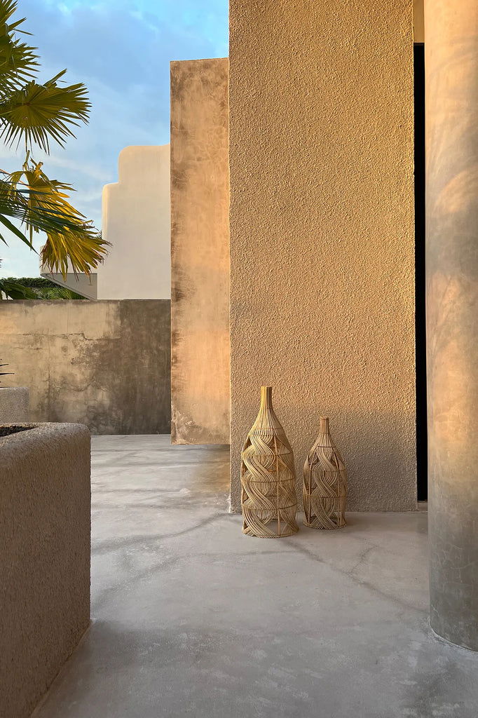 The Garaffa Hanging Lamp - Natural - M - vivahabitat.com