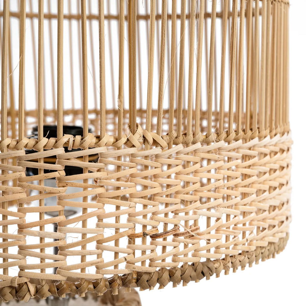 The Kiska Table Lamp - White Natural - vivahabitat.com