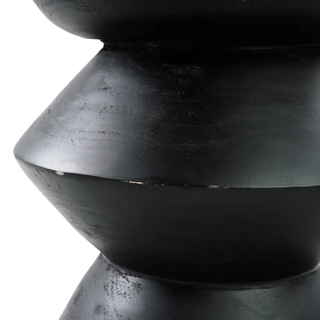 The Kulun Stool - Black Natural - vivahabitat.com