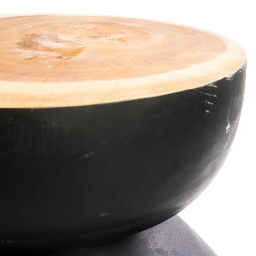 The Kulun Stool - Black Natural - vivahabitat.com