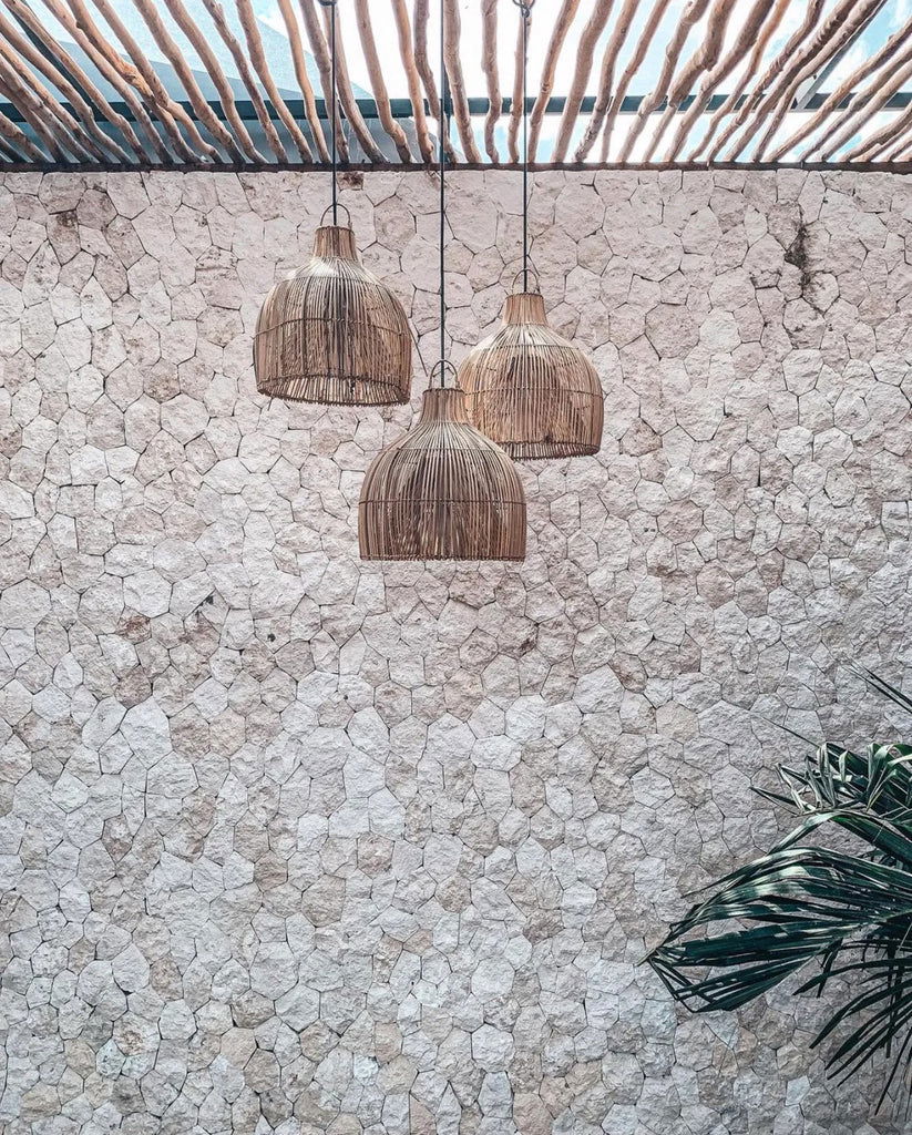 The Lobster Trap Hanging Lamp - Natural - vivahabitat.com