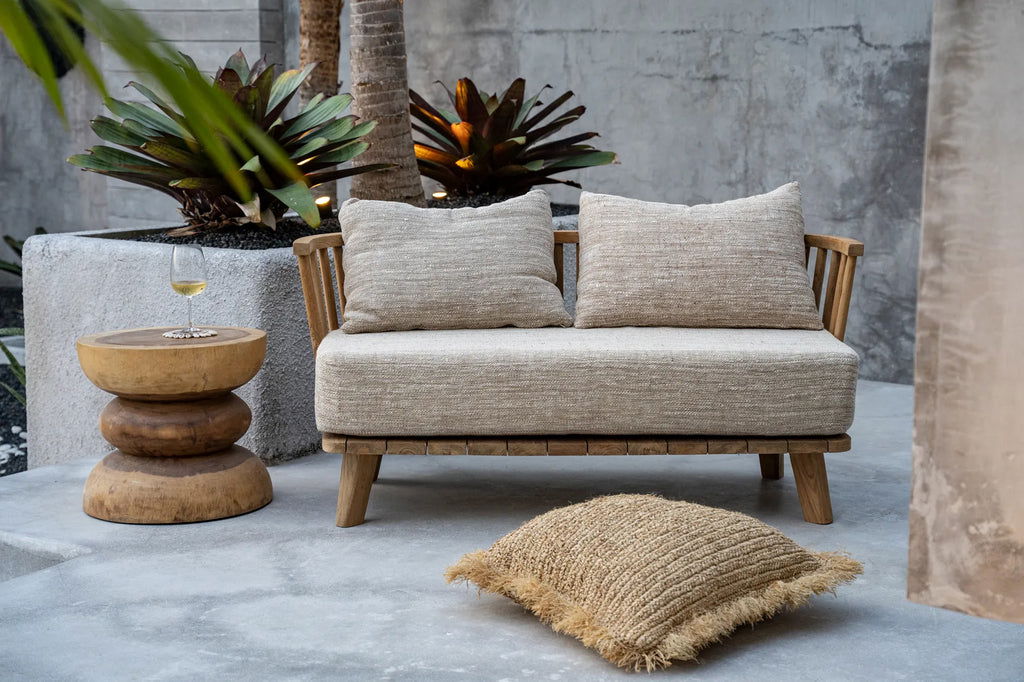 The Malawi Two-seater - Natural Beige - vivahabitat.com