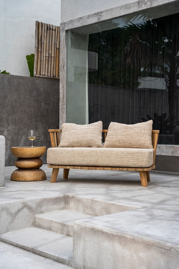 The Malawi Two-seater - Natural Beige - vivahabitat.com