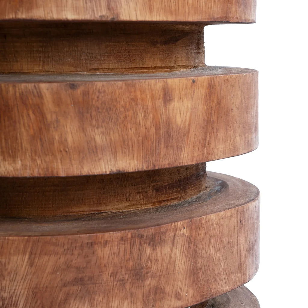 The Massaka Stool- Naturel - vivahabitat.com