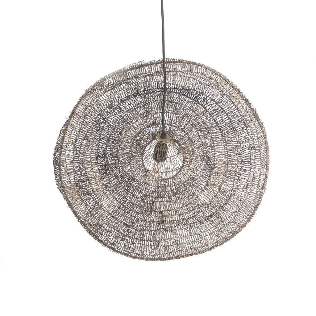 The Oyster Hanging Lamp - Brass - M - vivahabitat.com